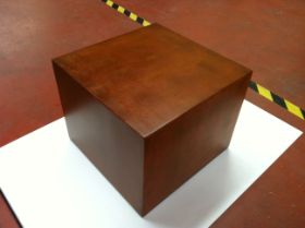 Cubo acero corten